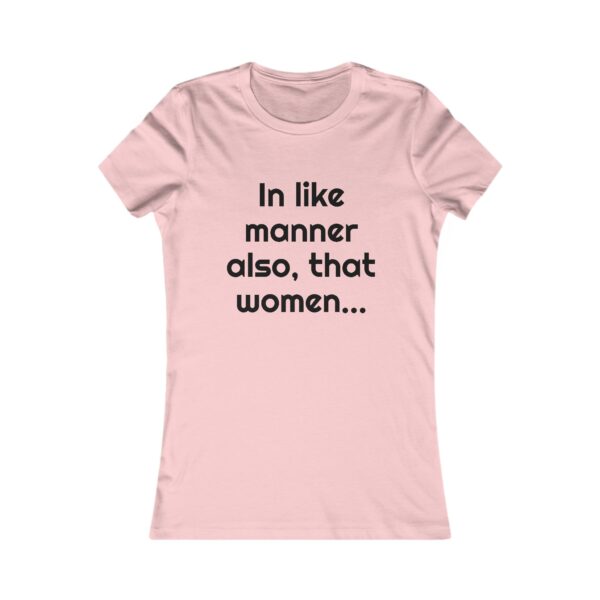 Women's "In like manner..." ringer tee - Image 8