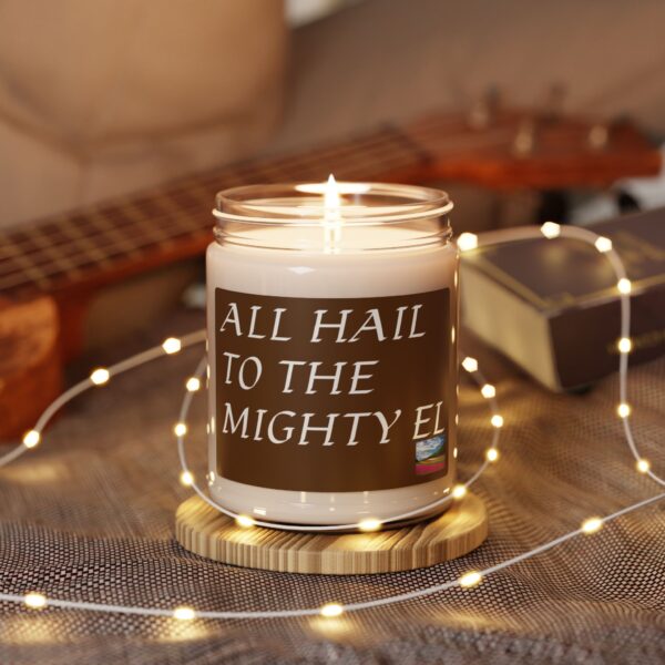 Mighty El scented soy candle - Image 5