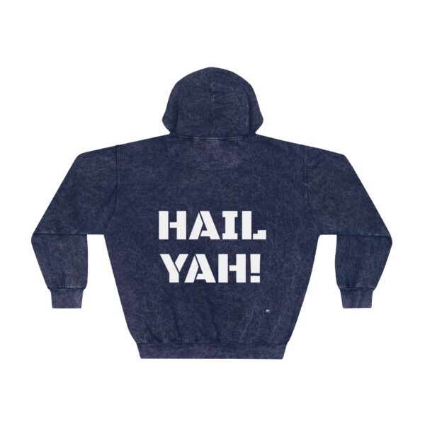 King Dawīd Hail Yah! mineral wash hoodie - Image 2