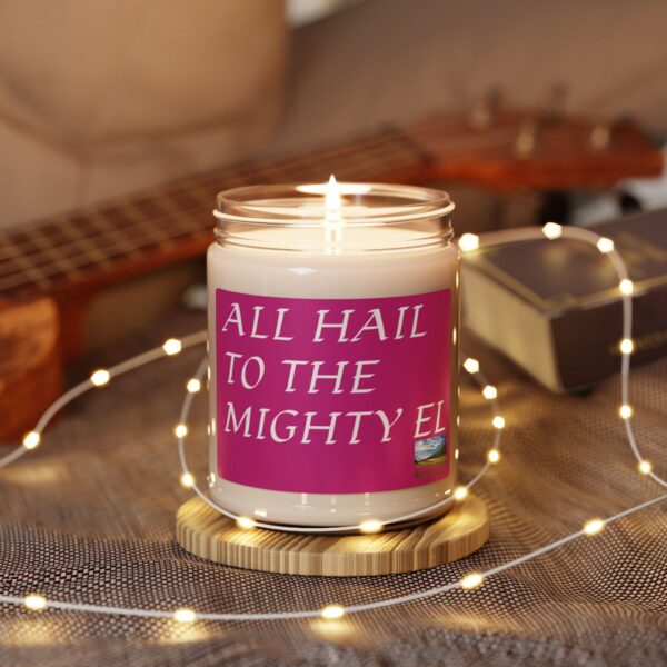 Mighty El scented soy candle - Image 8