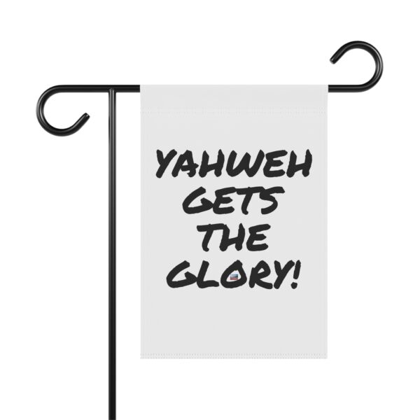 King Dawīd Yahweh gets the glory garden & house banner