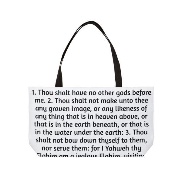 King Dawīd Commandments weekender tote bag