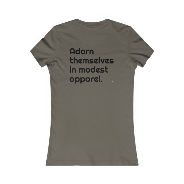 Women's "In like manner..." ringer tee - Image 2