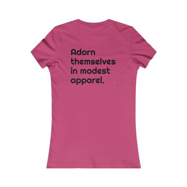 Women's "In like manner..." ringer tee - Image 7