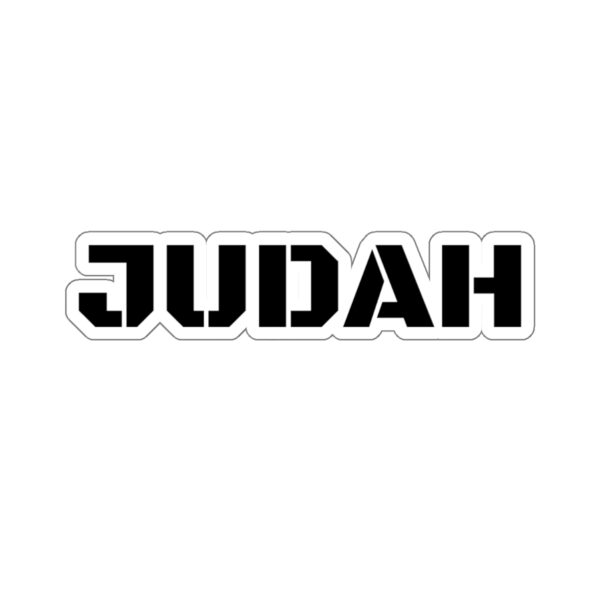 Judah kiss-cut sticker - Image 4