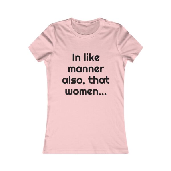 women's "In like manner..." ringer tee - Image 11