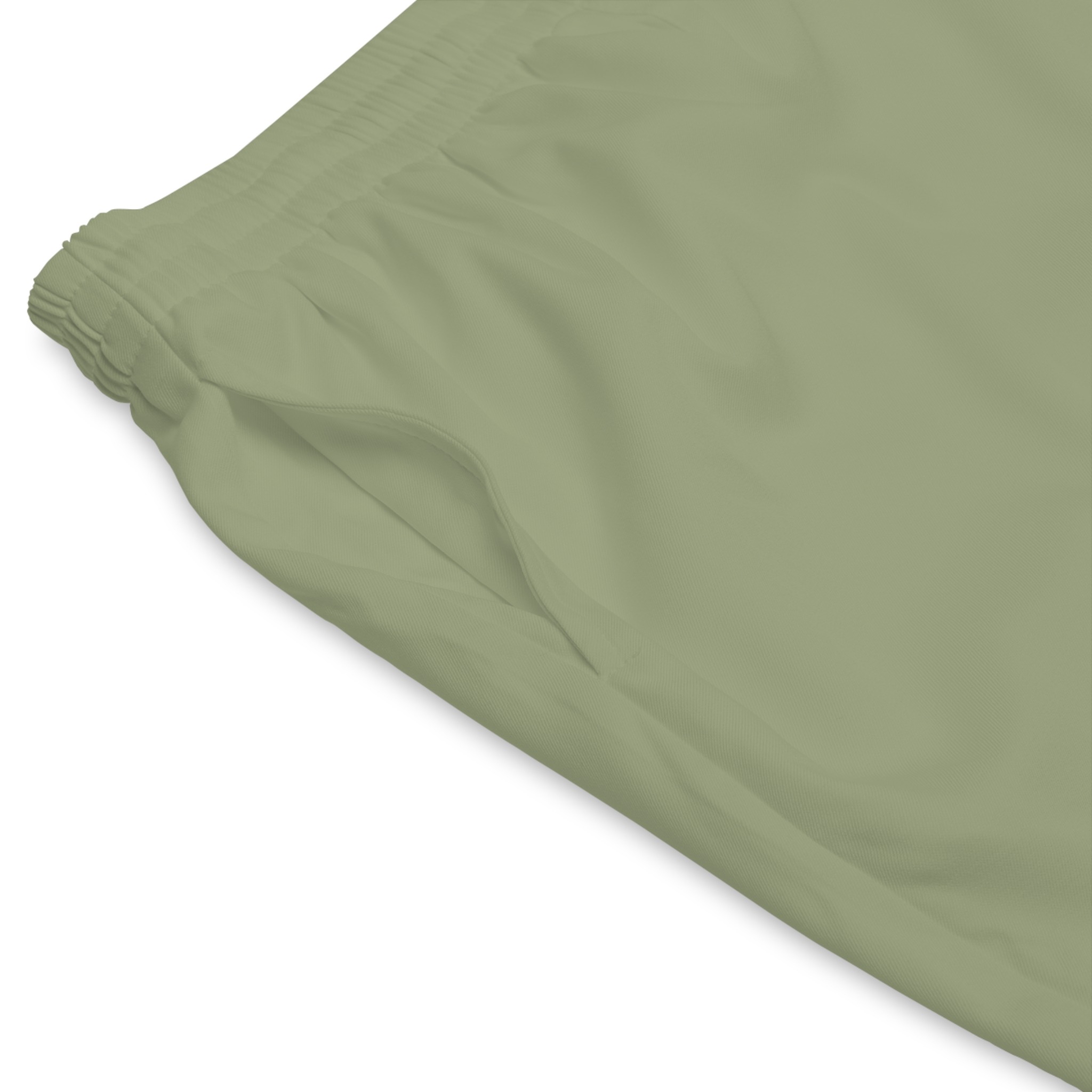 12 Tribes olive beach shorts — men's athletic swim trunks - Image 3