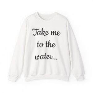 take me to the water heavy blend™ crewneck sweatshirt