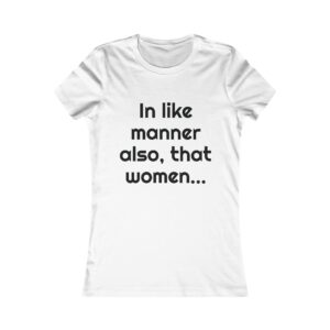 women's in like manner ringer tee