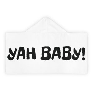 YAH Baby! youth hooded towel